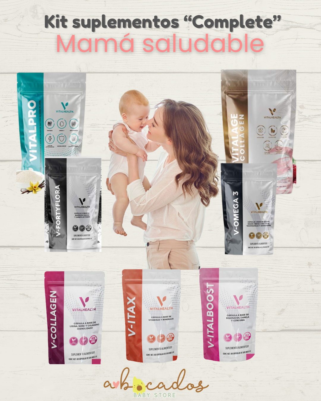 Kit suplementos mamá saludable "Complet"