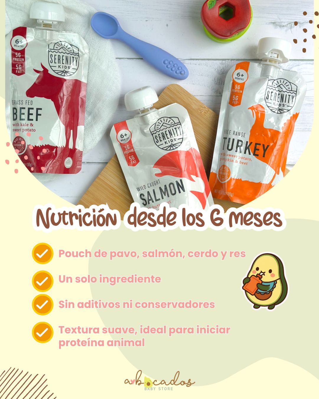 2 Pack Papillas con proteína Serenity  Res y pavo