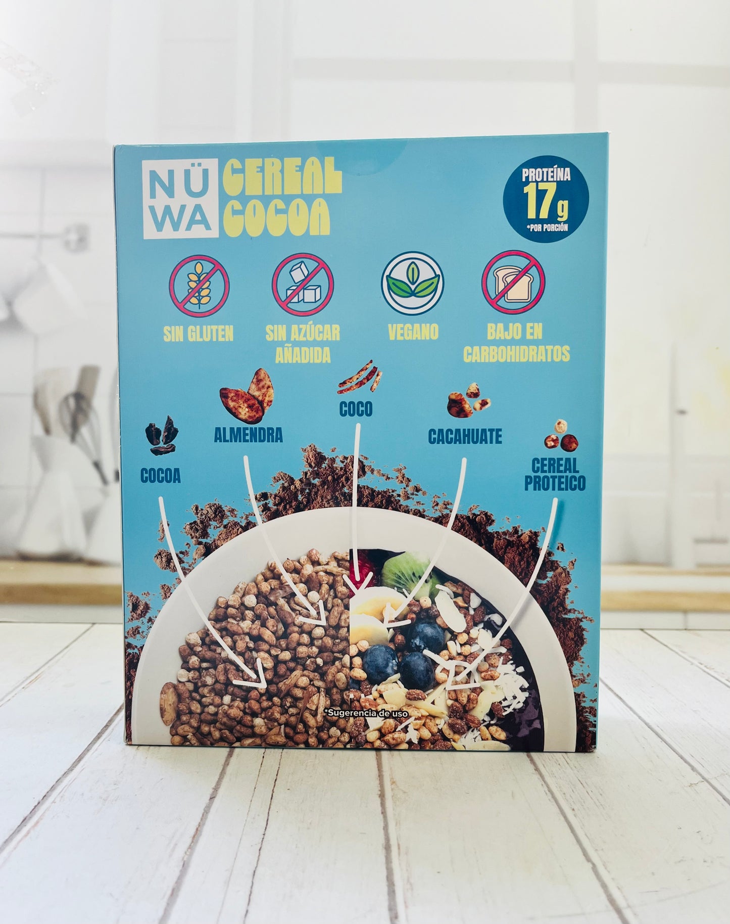 Cereal de quinoa NUWA cocoa