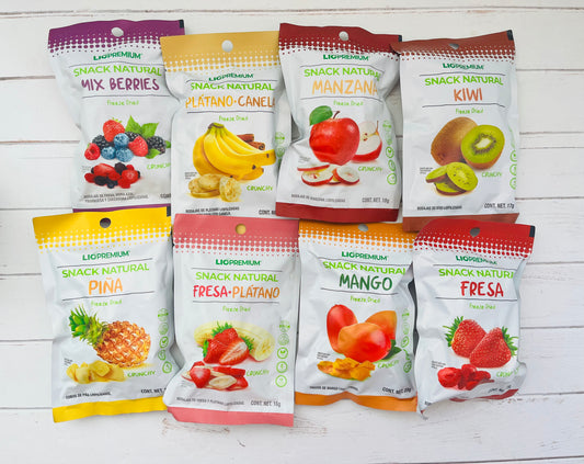 8 Pack fruta liofilizada Liopremium