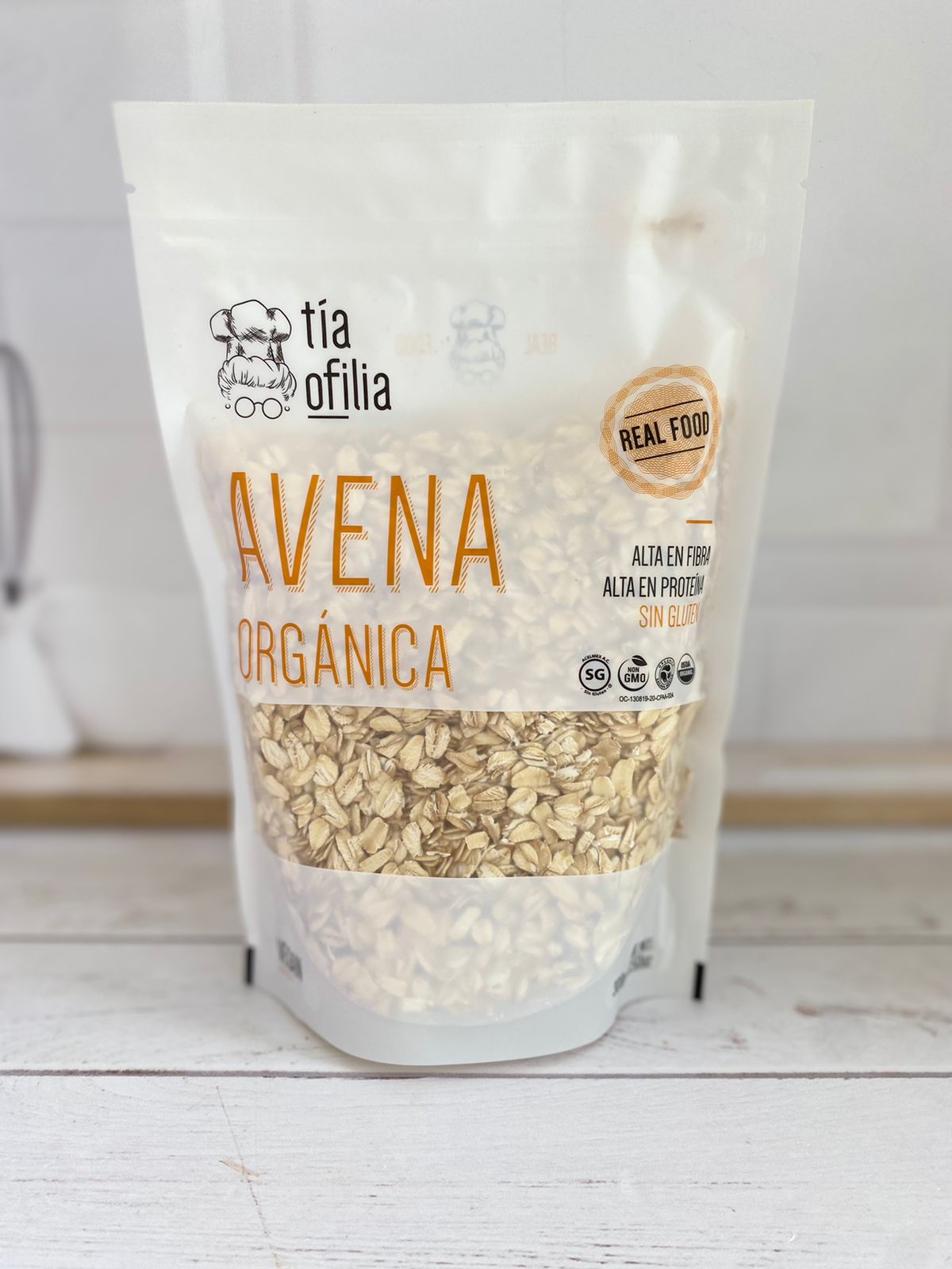 Hojuelas de avena orgánica