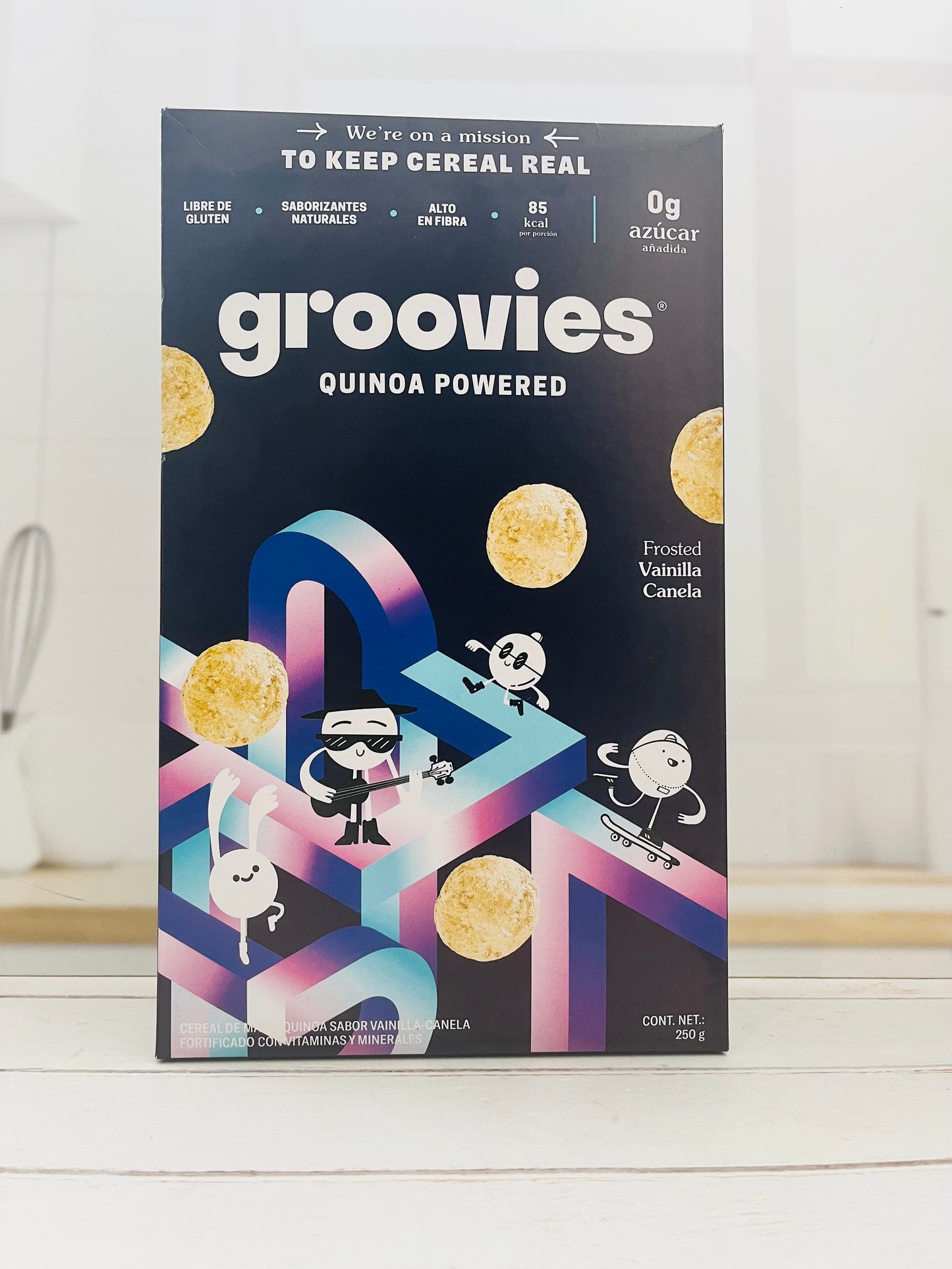 Cereal Quinoa GROOVIES sabor vainilla