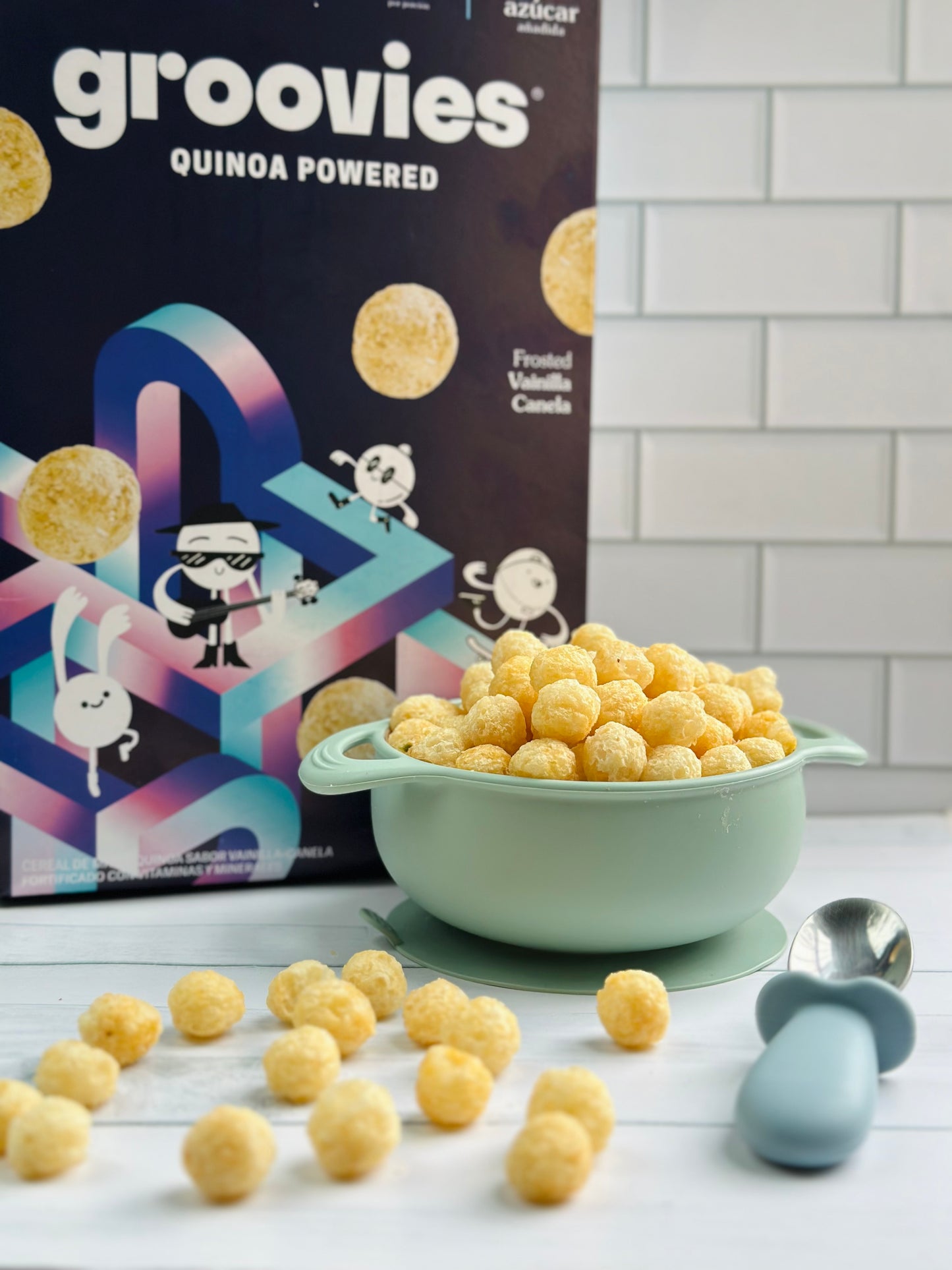 Cereal Quinoa GROOVIES sabor vainilla