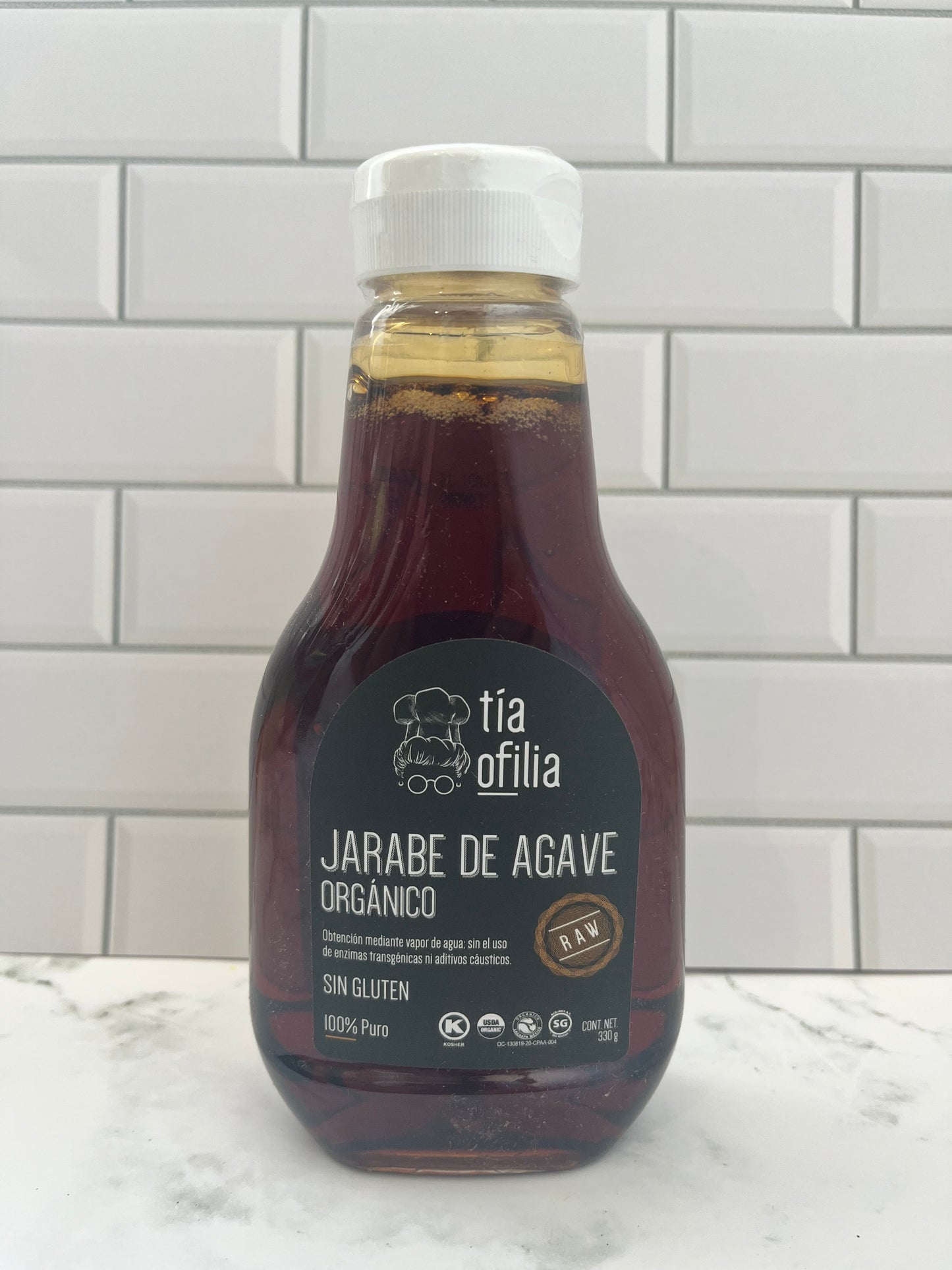 Jarabe de agave orgánico