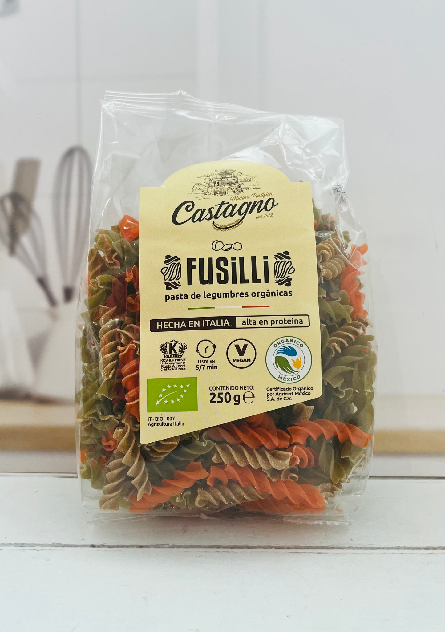 Fusilli de legumbres