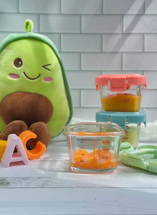 Contenedores de vidrio para almacenamiento de alimentos - Set de 3