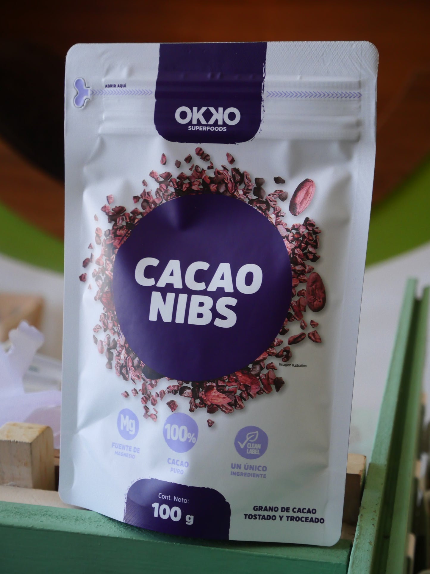 Cacao Nibs OKKO 100g