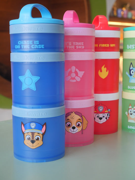 Contenedores para snacks apilables