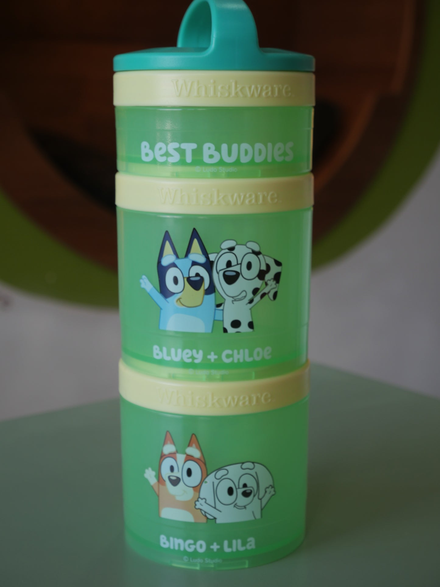 Contenedores para snacks apilables