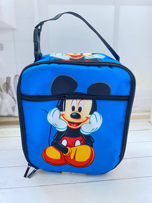 Lonchera térmica tipo mochila Minnie y Mickey