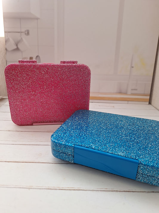 Lonchera Glitter tipo Bento box