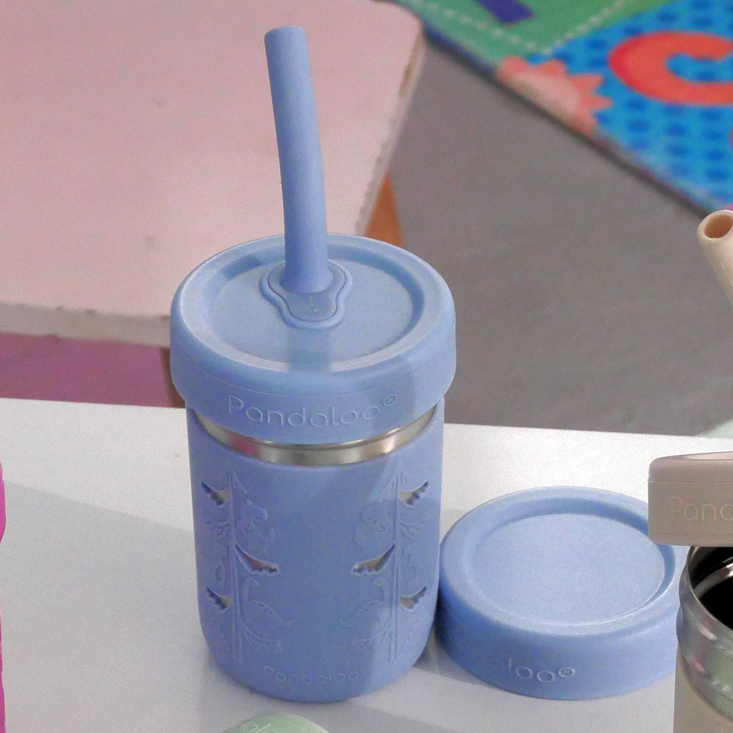 Vasos infantiles con popote