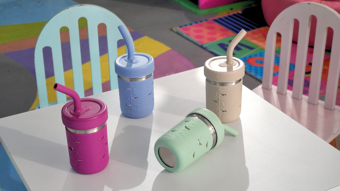 Vasos infantiles con popote
