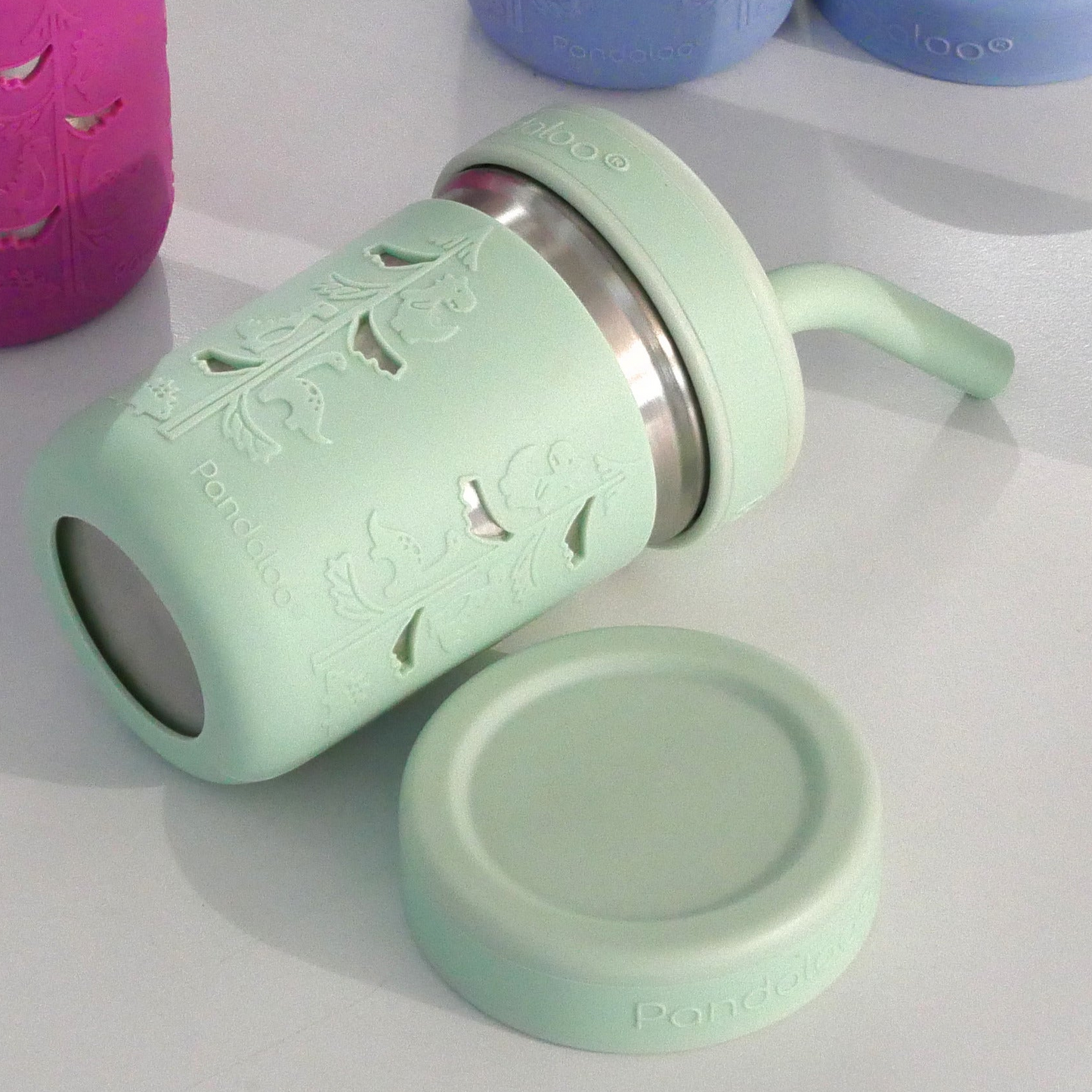 Vasos infantiles con popote