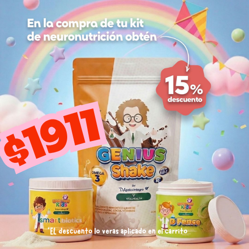 Kit Einstein kids  3 suplementos nutricionales para niños