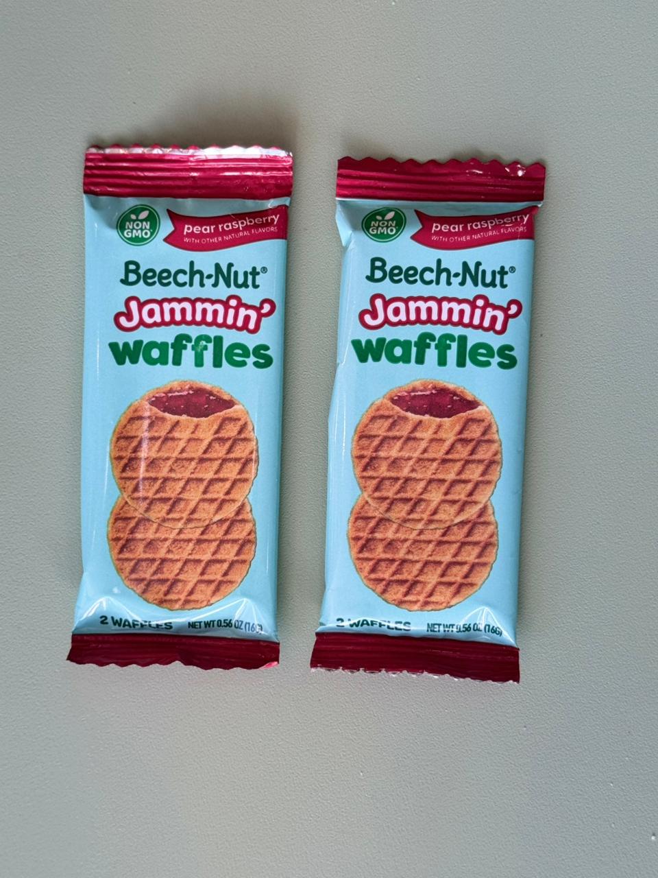 Beech-Nut Jammin’ Waffles paquete individual