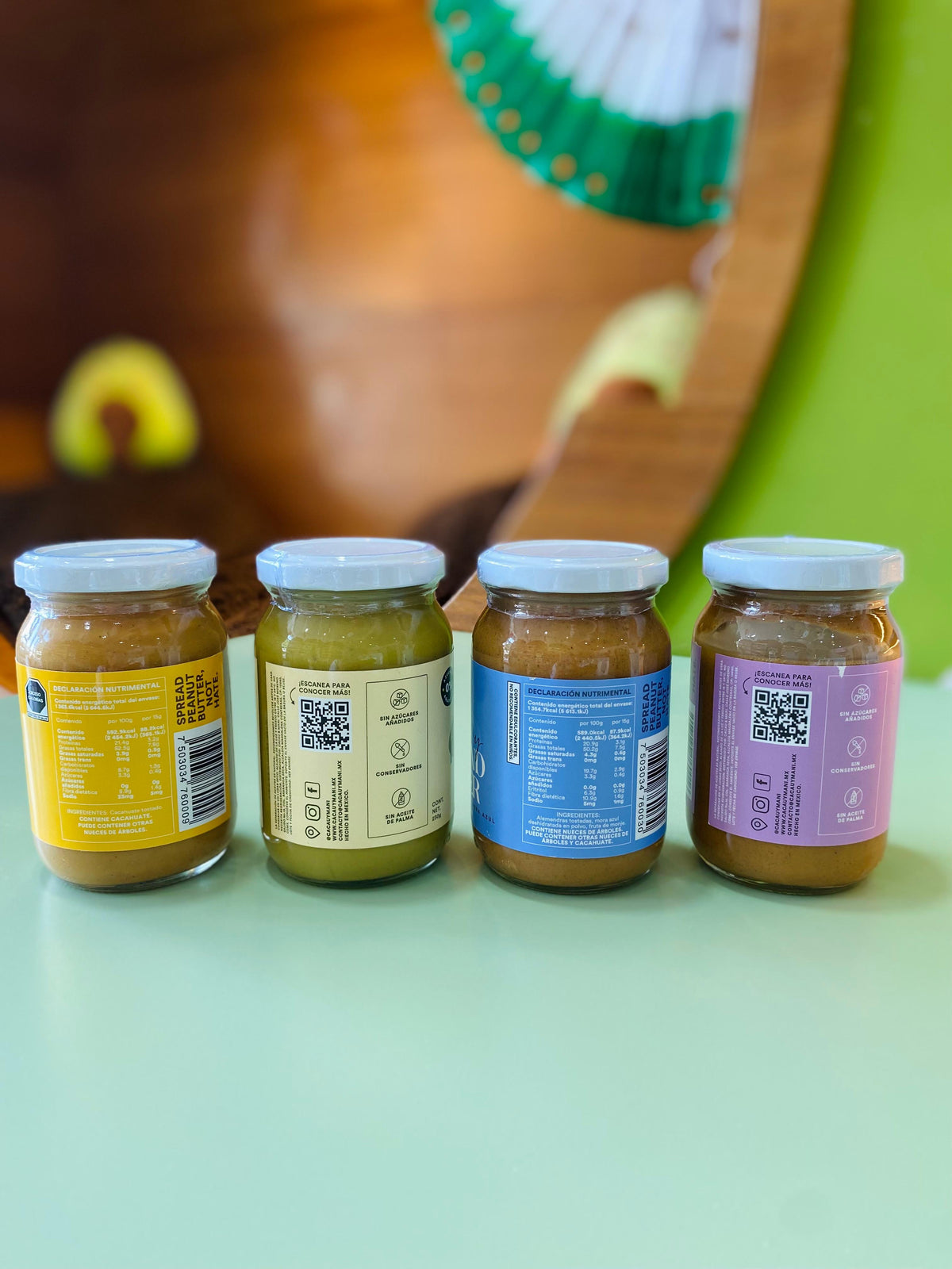 Cremas de frutos secos cacau & maní