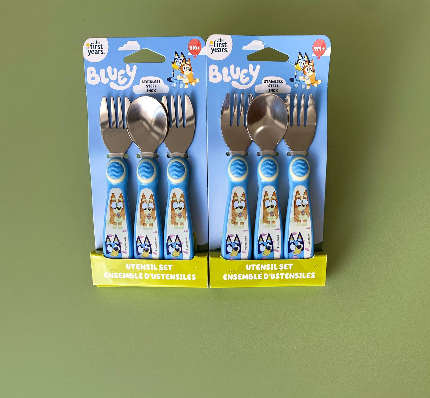 JUEGO DE CUBIERTOS DE BLUEY