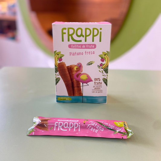 FRAPPI rollito de fruta FRESA-PLATANO Caja con 12