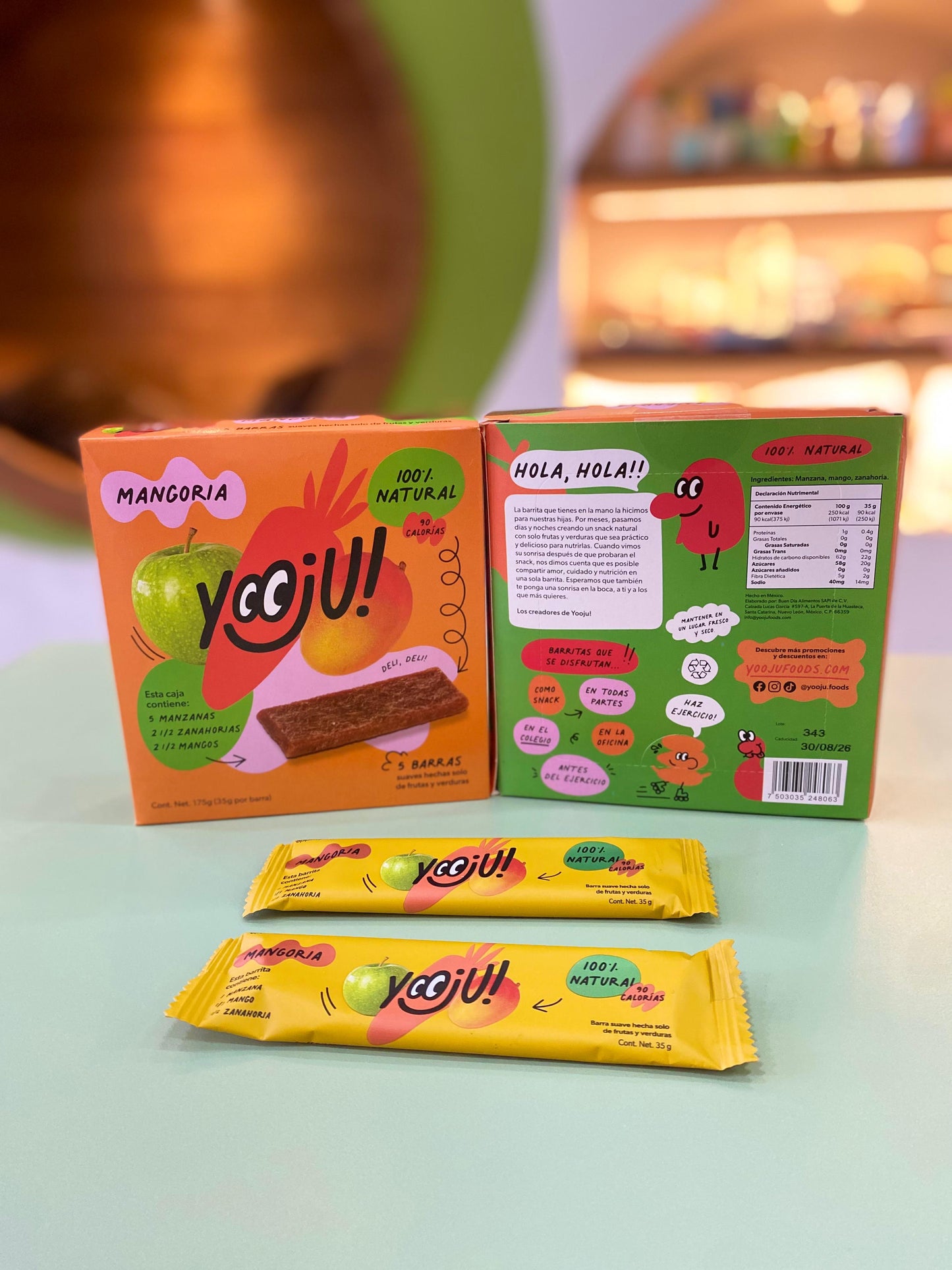 YOOJU! Barritas de fruta natural