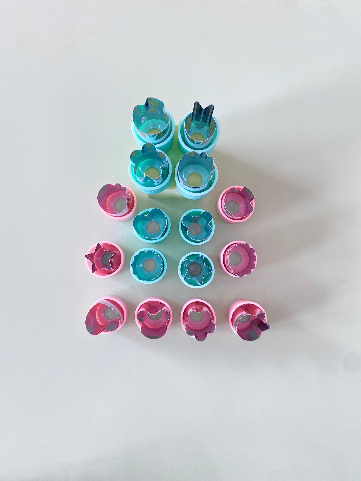 Cortadores de fruta set 8 piezas