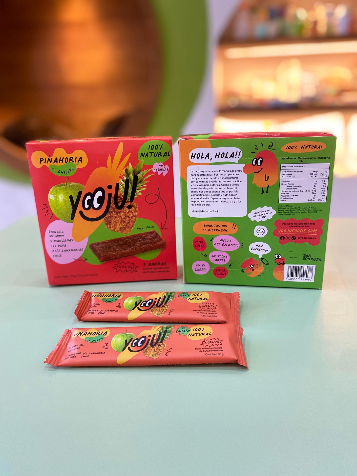 YOOJU! Barritas de fruta natural