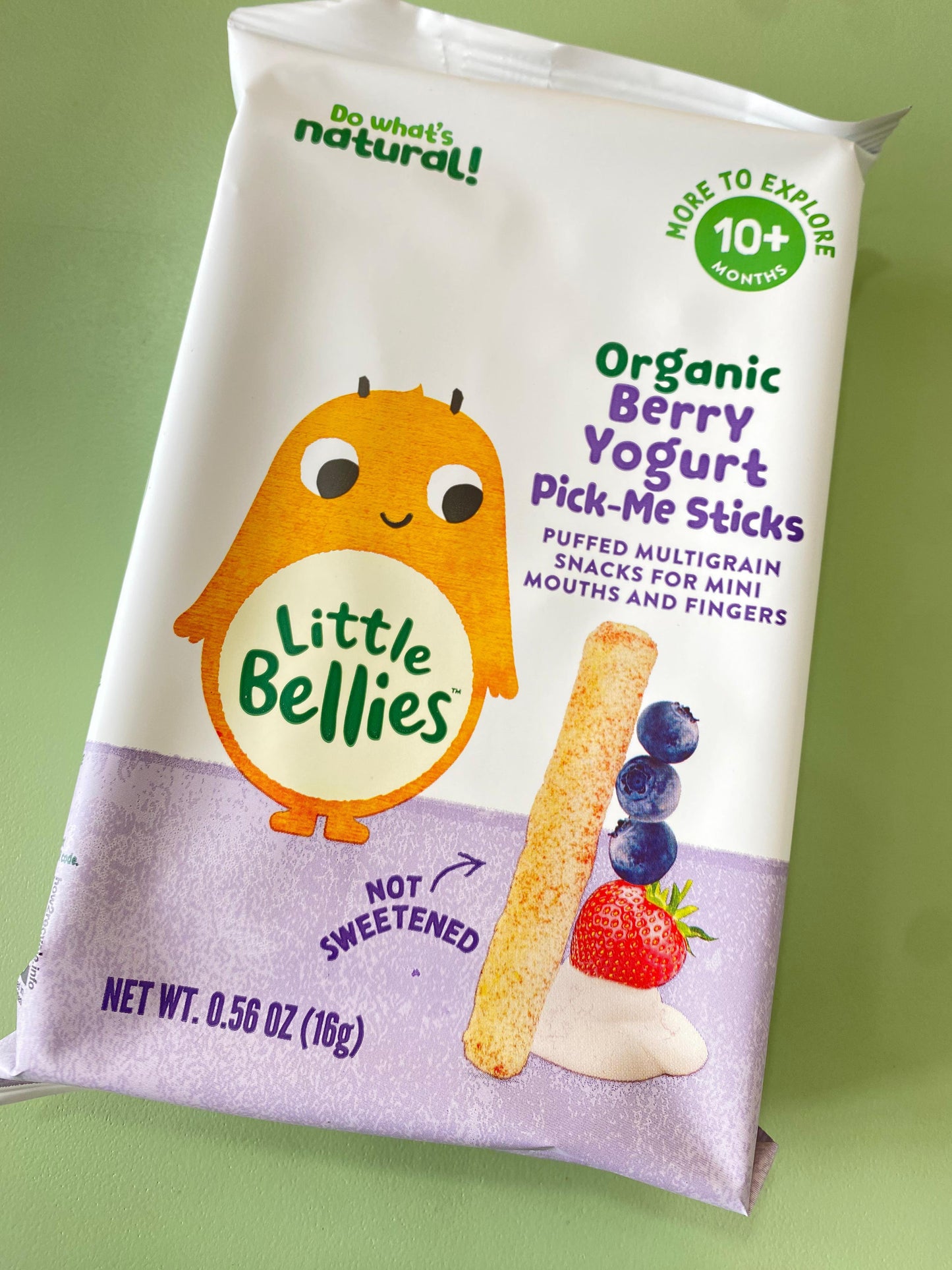 Palitos Pick-Me de Fresa Orgánica – Little Bellies