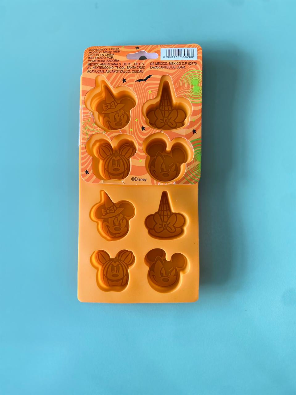 MOLDE PARA PALETAS HALLOWEEN DISNEY