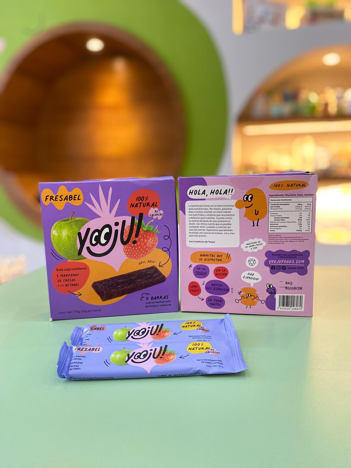 YOOJU! Barritas de fruta natural