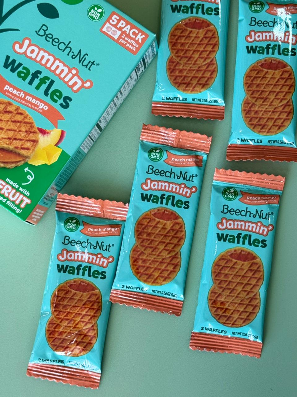 Beech-Nut Jammin’ Waffles paquete individual