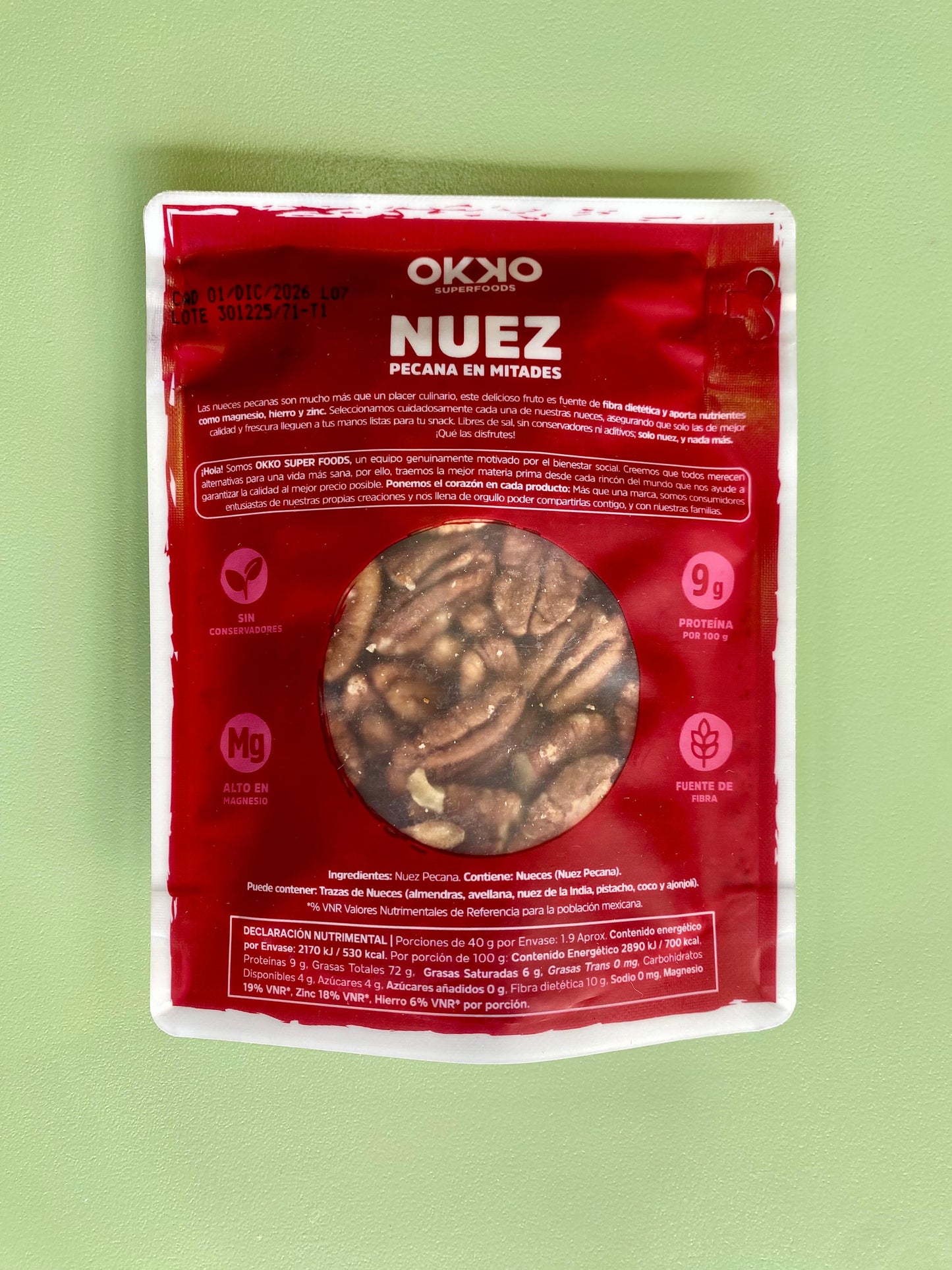 Nuez pecana OKKO