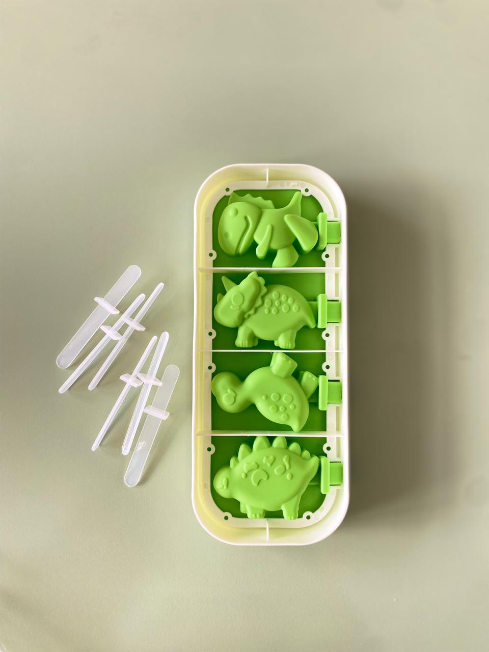 Molde para 4 paletas animales divertidos