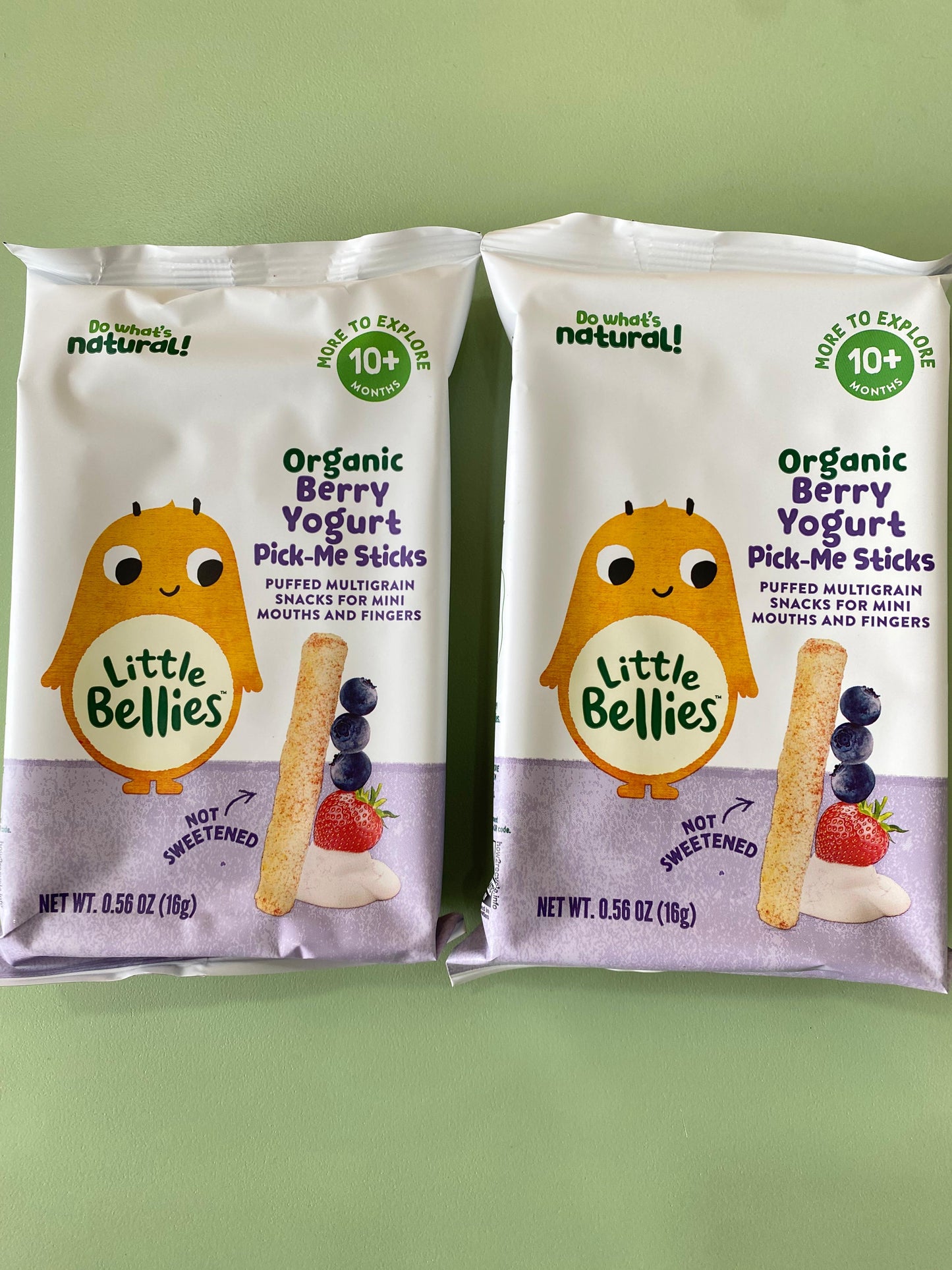 Palitos Pick-Me de Fresa Orgánica – Little Bellies
