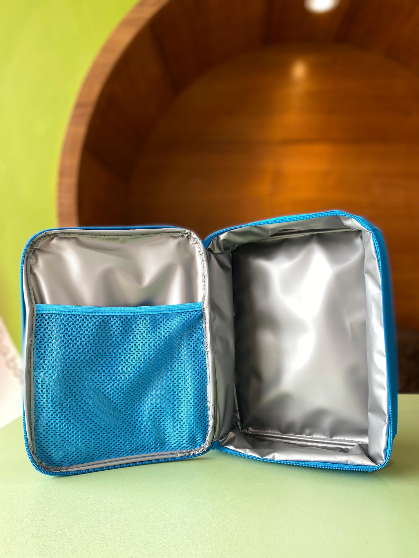 Lonchera azul astronautas