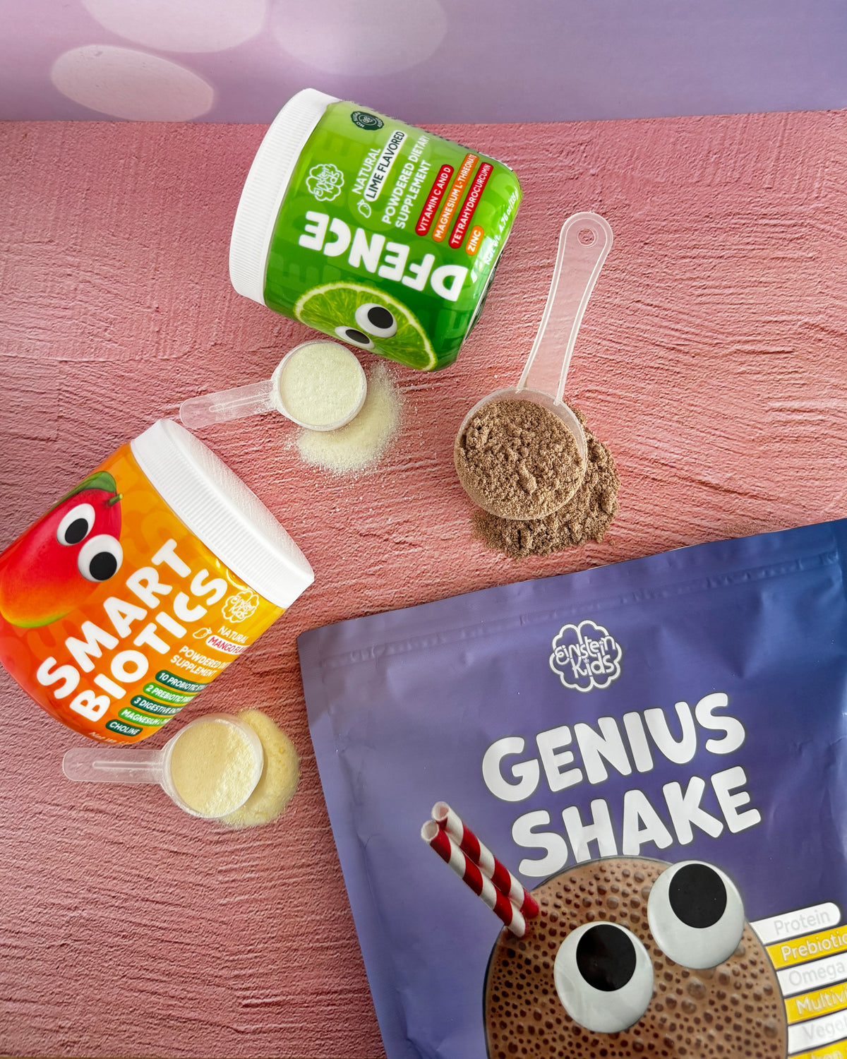 Kit Einstein kids  3 suplementos nutricionales para niños