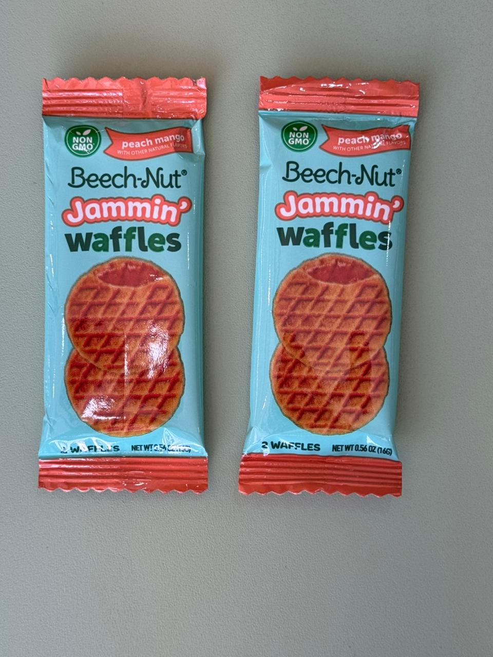Beech-Nut Jammin’ Waffles paquete individual