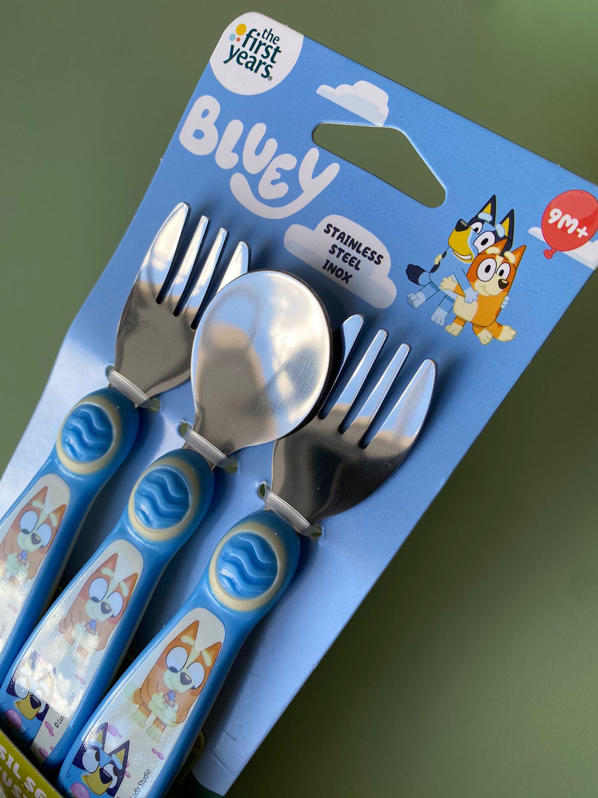 JUEGO DE CUBIERTOS DE BLUEY