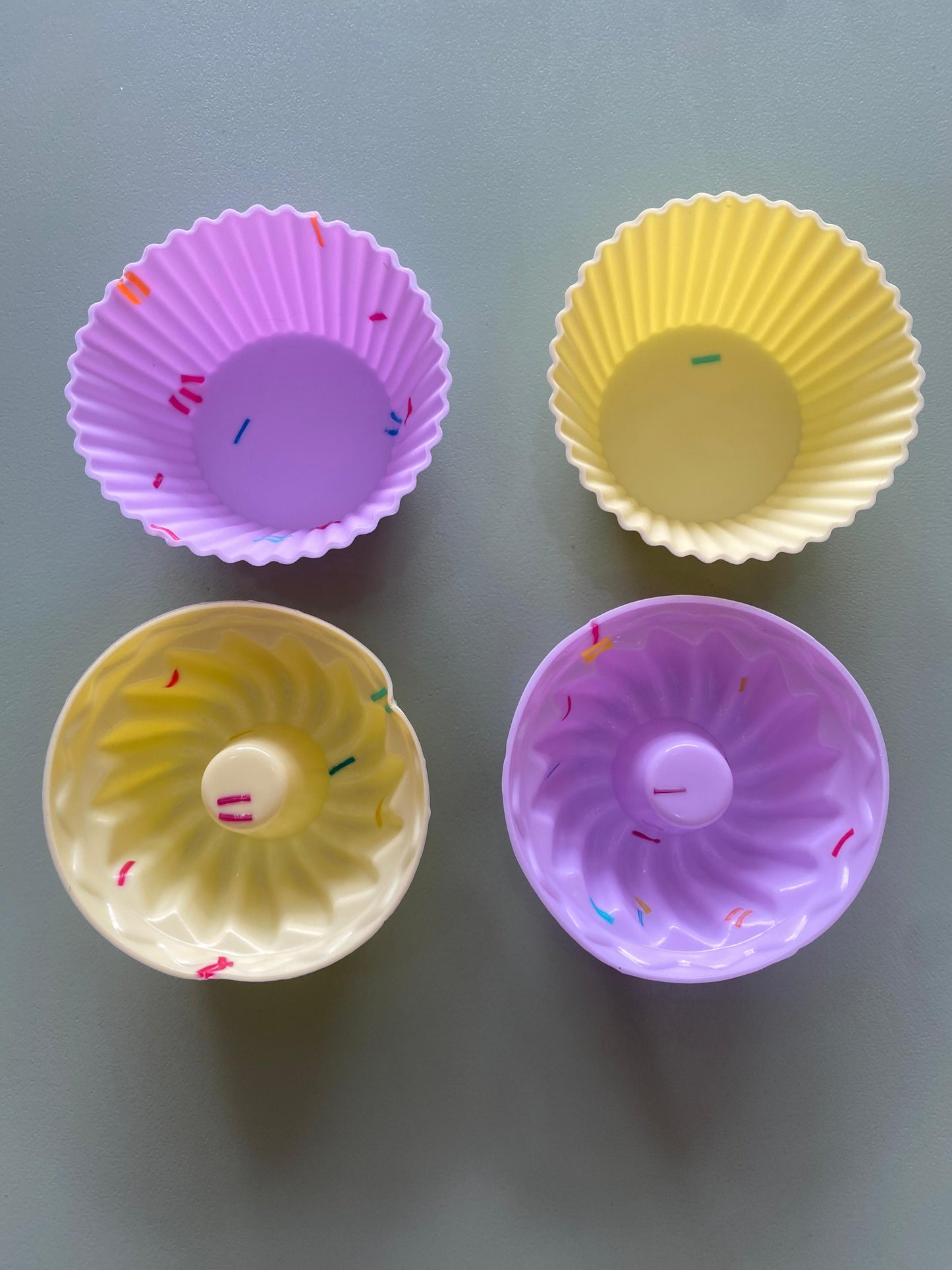 Capacillos de silicona sprinkles (9 piezas)