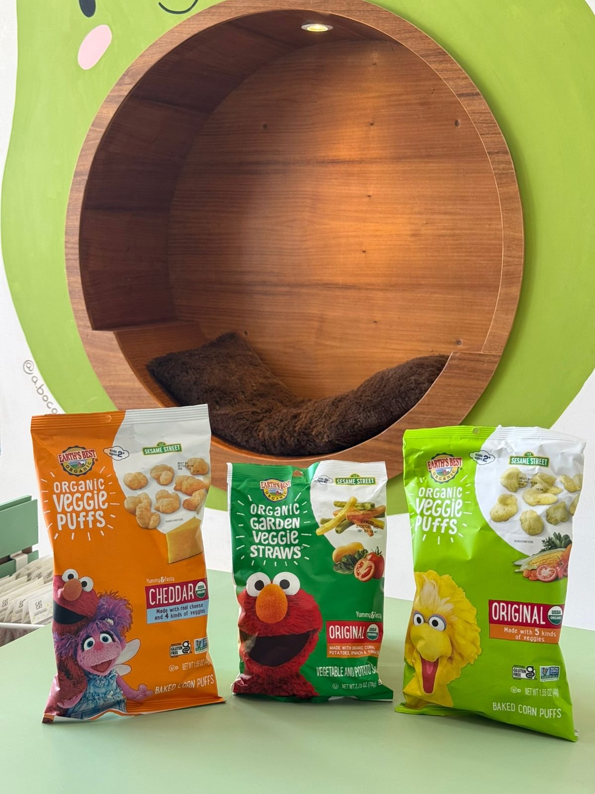 Paquete de snacks vegetales
